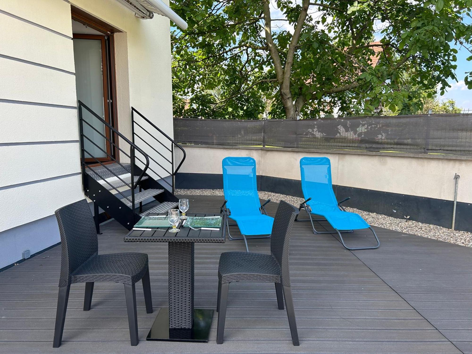 Charmant Studio Avec Terrasse Ebersheim Экстерьер фото